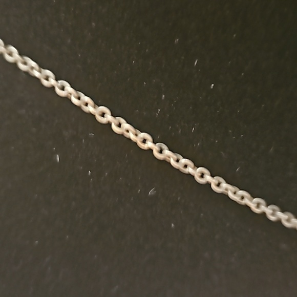 925 Bronzetone Celtic 16" Necklace w/ Blue Rhinestone - Picture 7 of 9